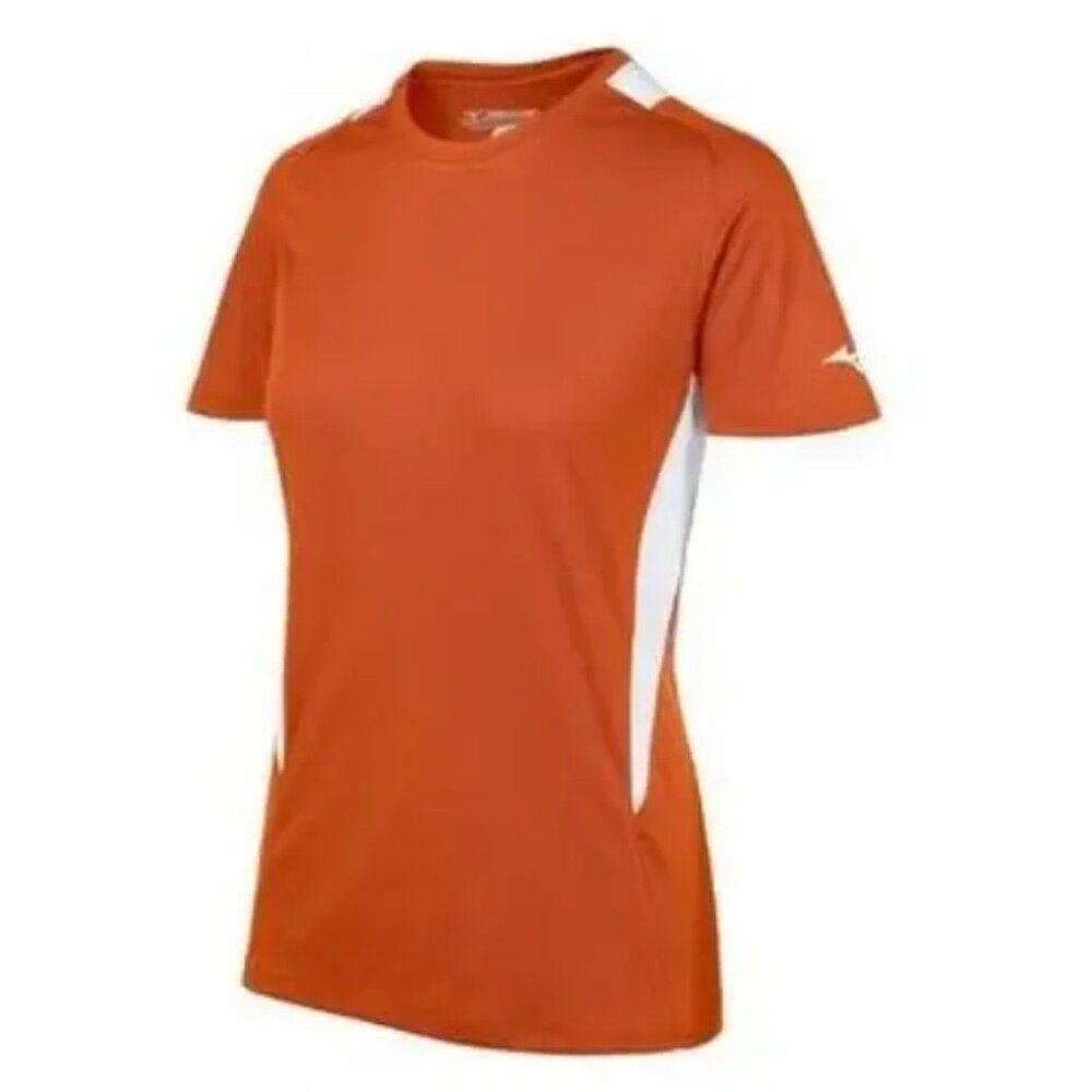 Mizuno Women’s  Softball Crew Neck Jersey, Orange, Sz. M